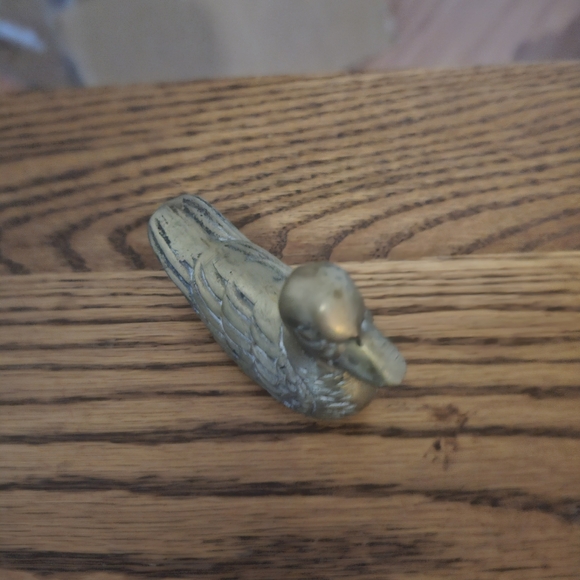 Vintage Brass Duck Figurine - Picture 2 of 4